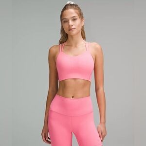 Lululemon Like a Cloud Sakura Pink Longline Bra *Light Support, B/C Cup
